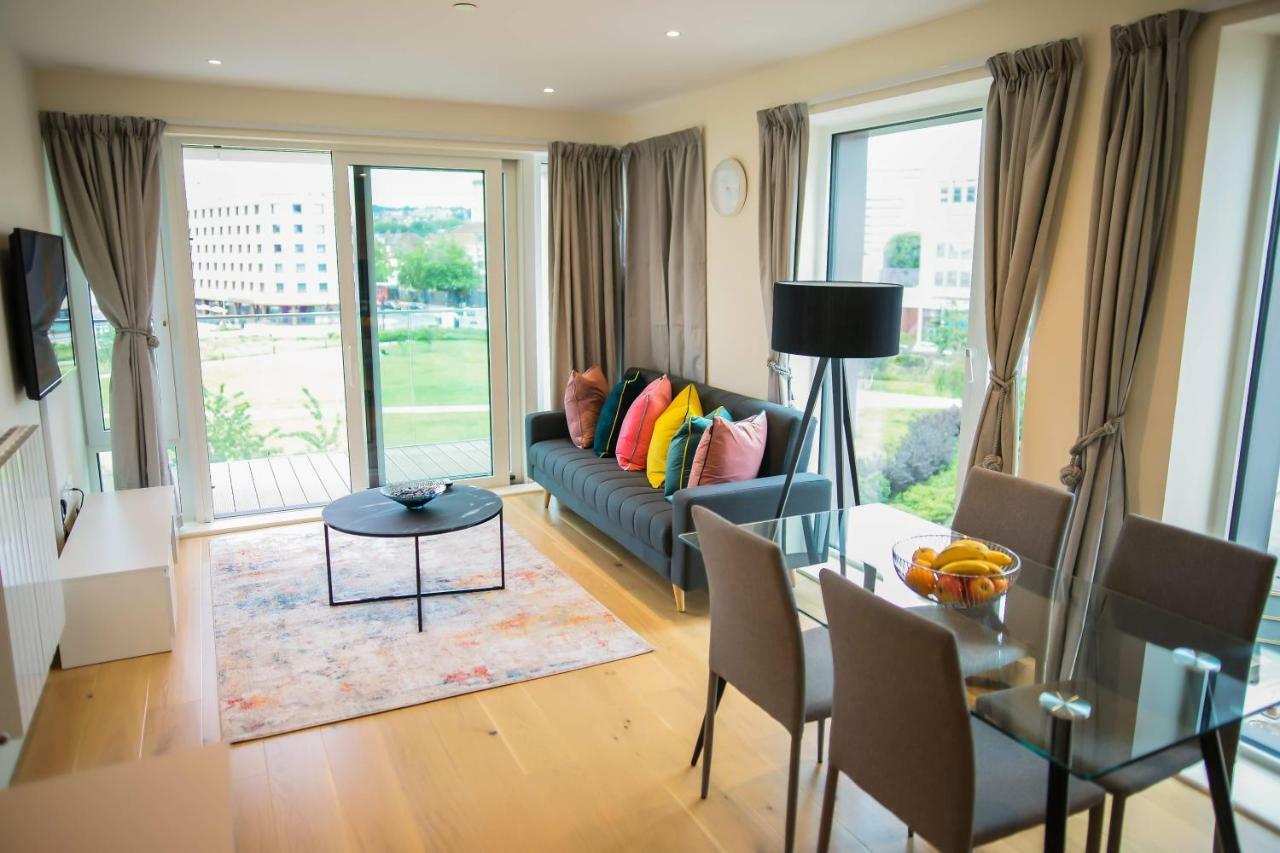 Thames View 2 Bed Apartment With Balcony Londres Exterior foto